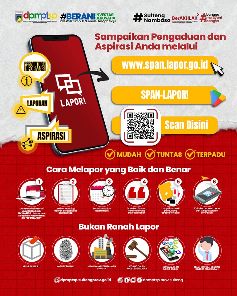 FLYER SPAN LAPOR